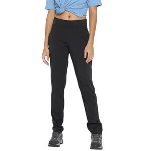 Columbia Anytime Casual Pull On Pants Women's XL Black Nylon UPF50 Hiking Travel